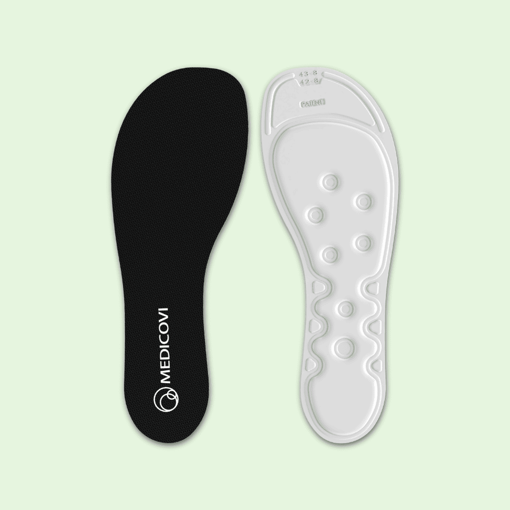 Medicovi G40 golfové ortopedické vložky Water Wave™ – pohled ze strany