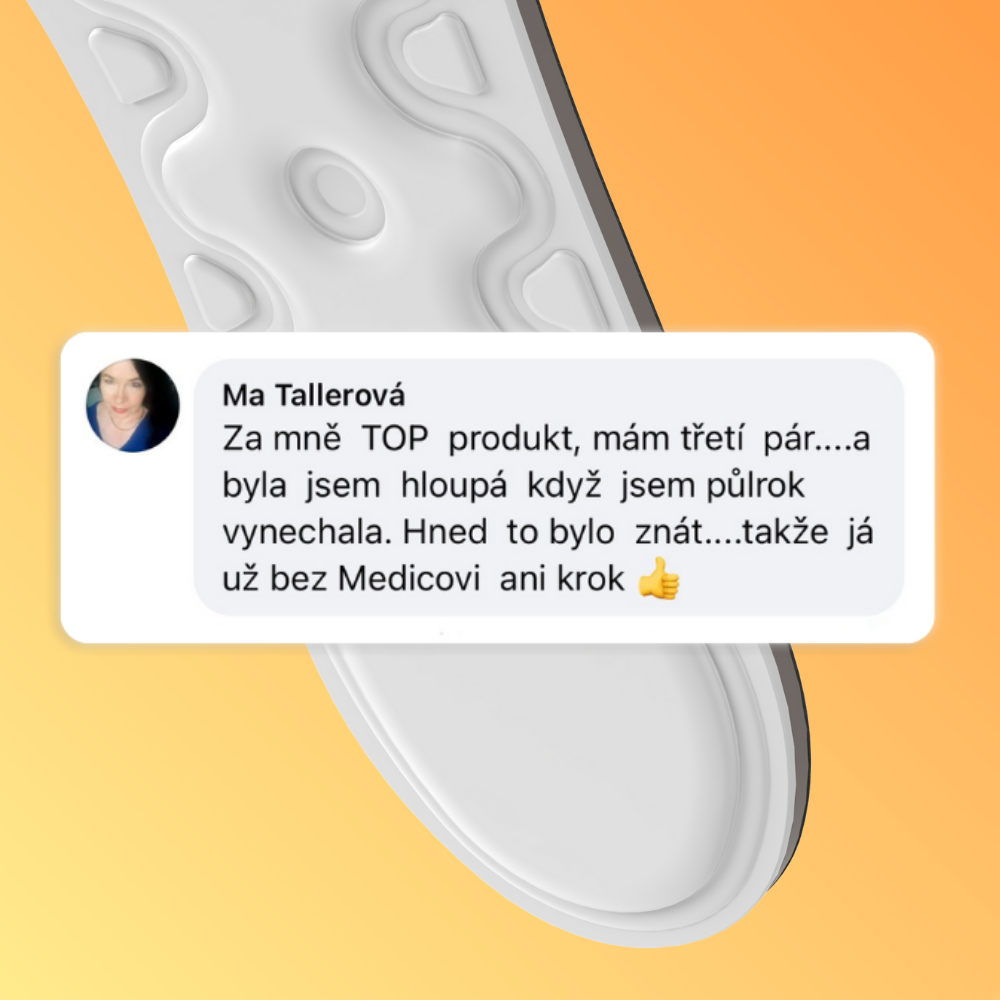 Medicovi A40 ortopedické vložky do pracovní obuvi Water Wave™ – spodek