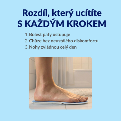 Medicovi Twin-Heels ortopedické vložky pro patu – pohled shora