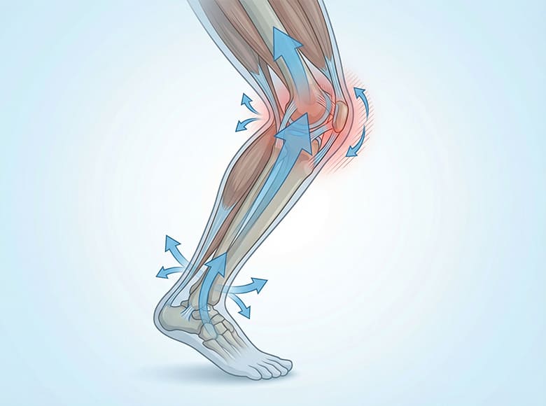 Kinetický řetězec a bolest kolene