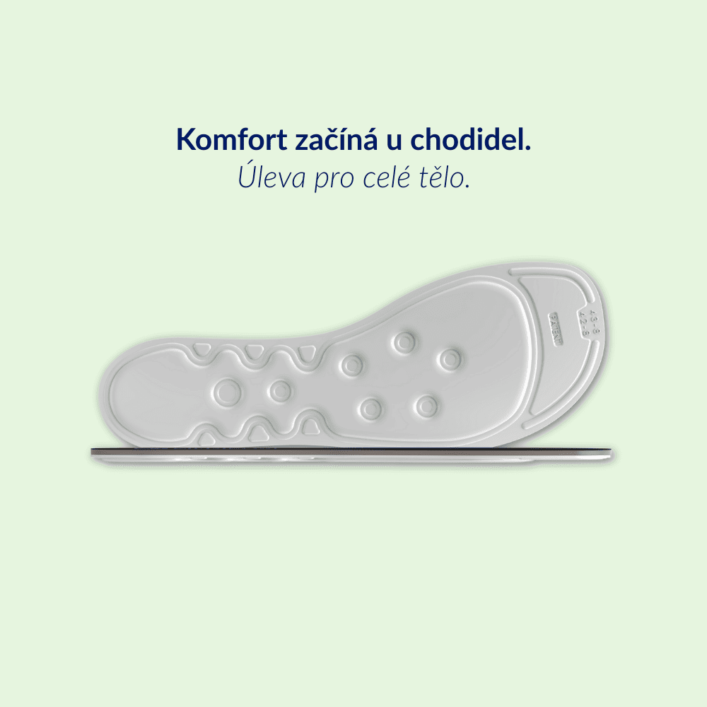 Medicovi G40 golfové ortopedické vložky Water Wave™ – detail Water Wave™